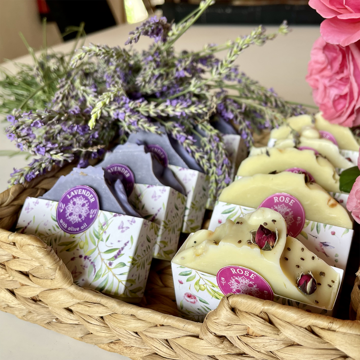 Organic - Olive Oil Soap Rose