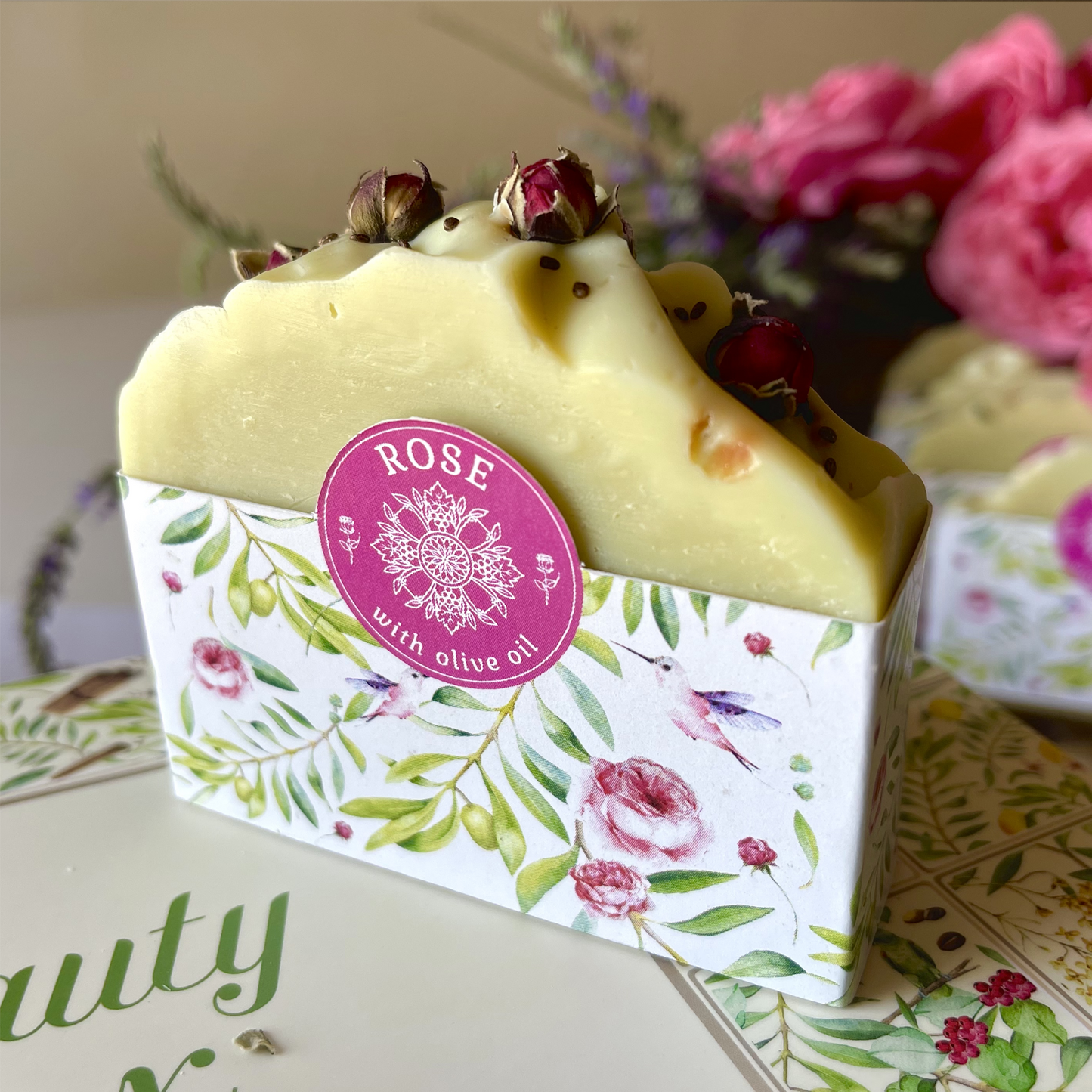 Organic - Olive Oil Soap Rose